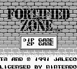 Fortified Zone screenshot 3 for GameBoy